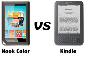 nook vs kindle small