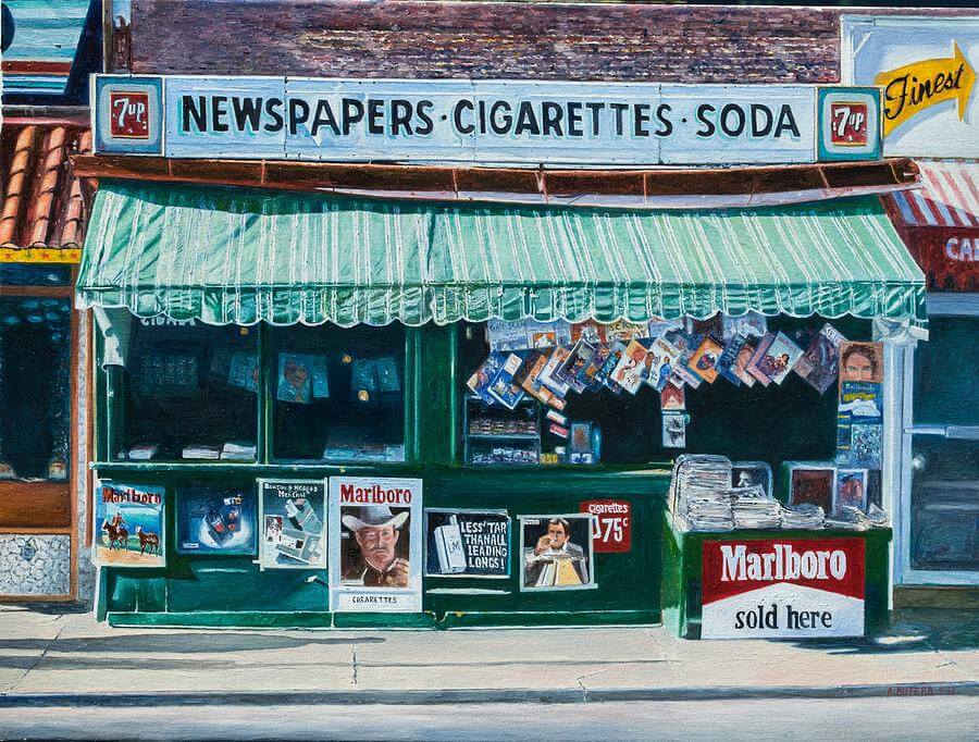 newspaper stand west village nyc anthony butera