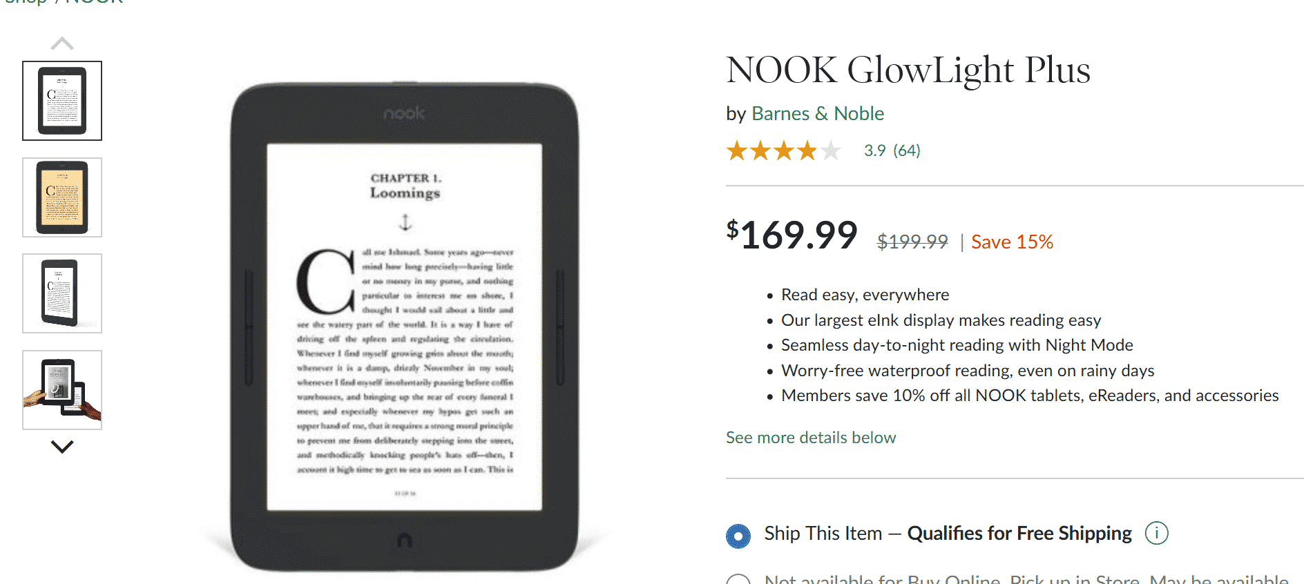 Screenshot 2020 04 29 NOOK GlowLight Plus