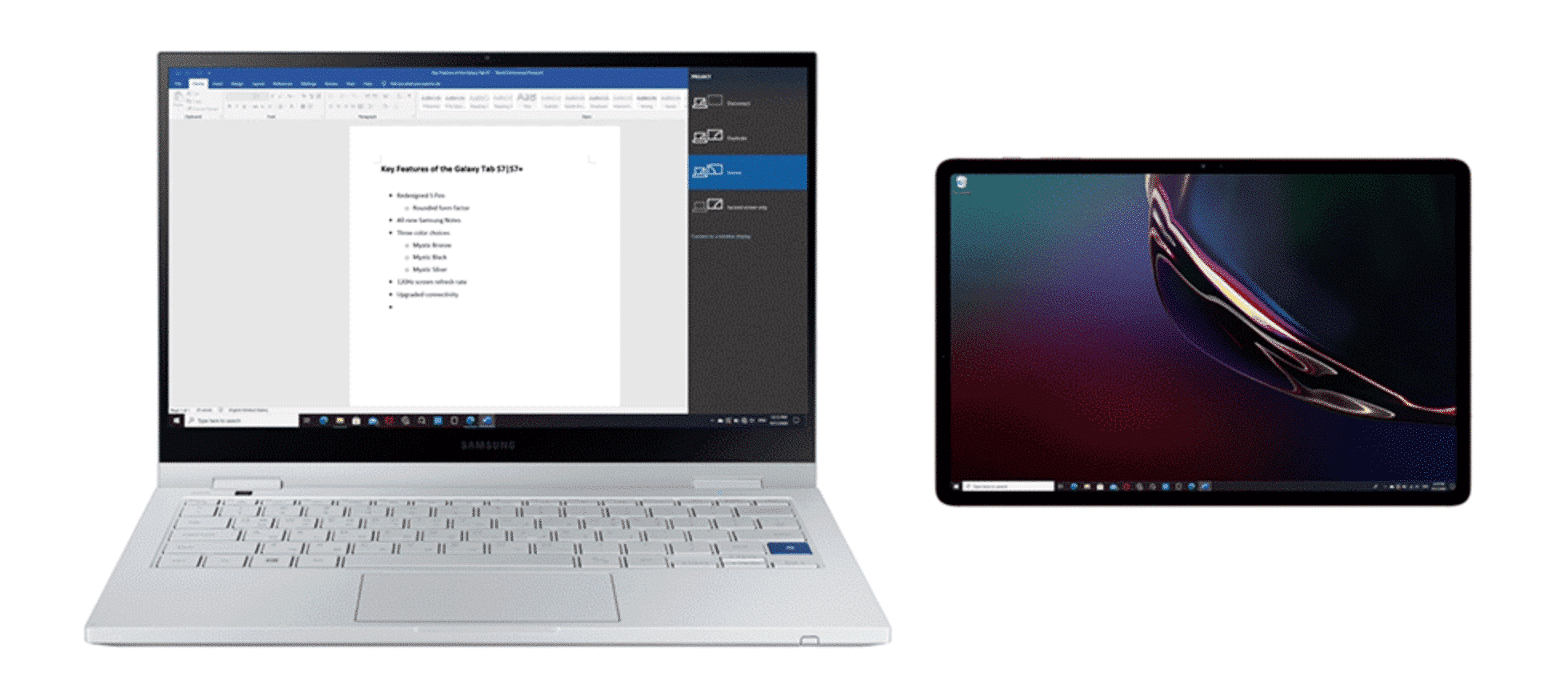 samsung extend screen