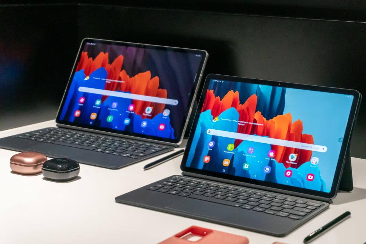 galaxy tab s7 e s7 plus