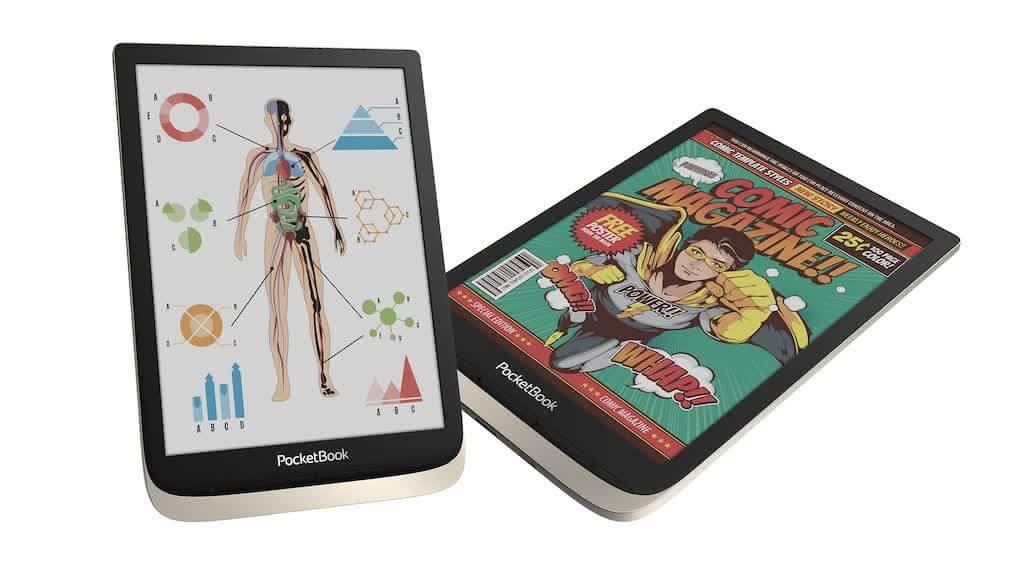 pocketbook inkpad color e ink kaleido plus display