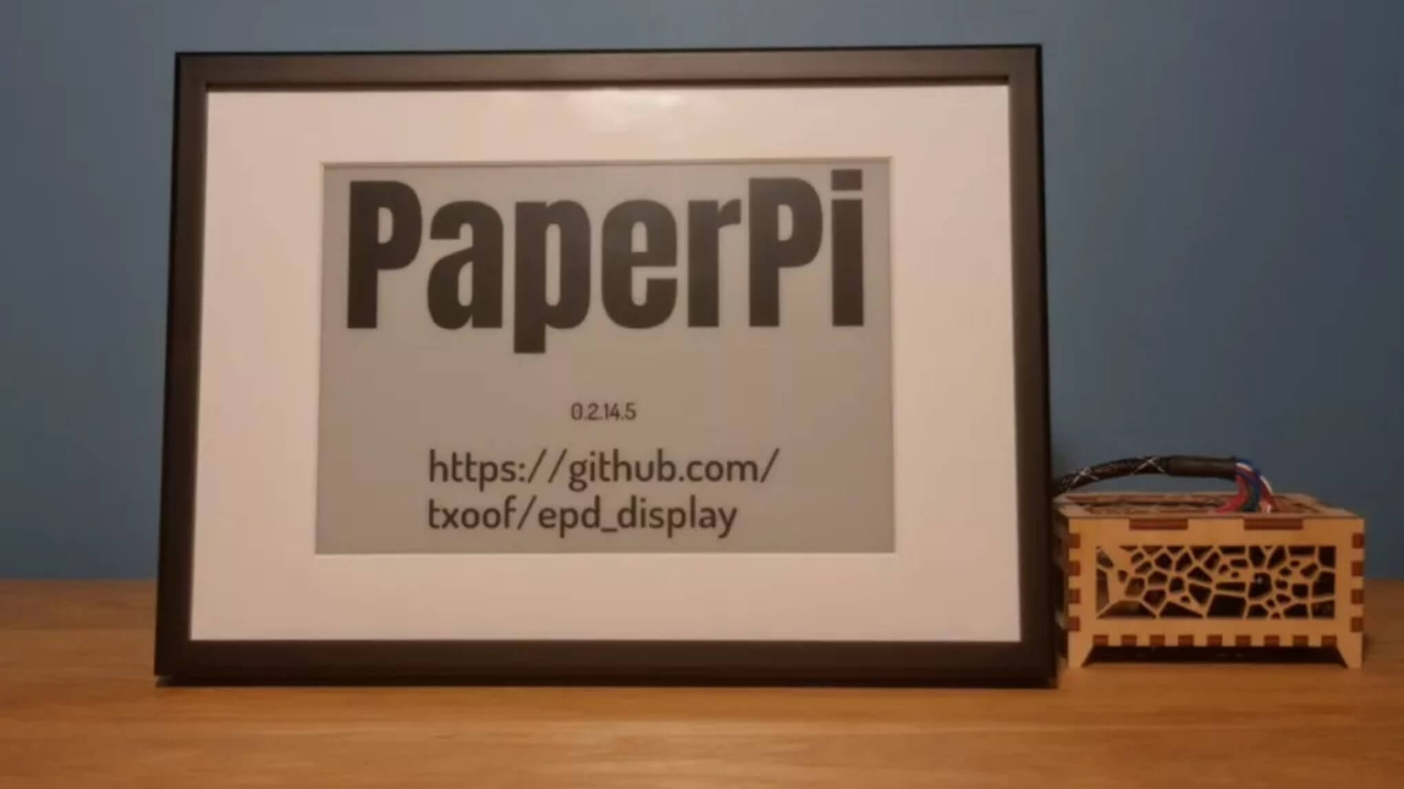 paperpi e ink display plugin