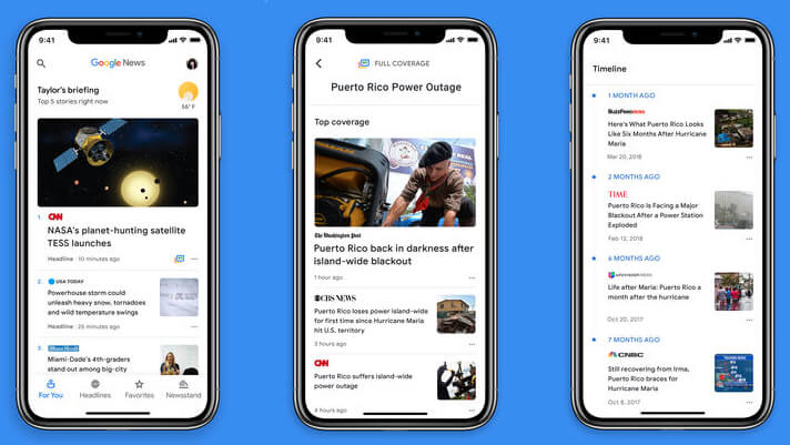 google news app for android