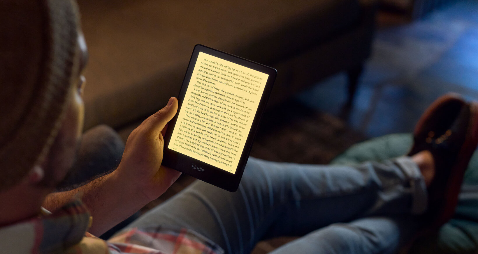 Kindle Paperwhite front light