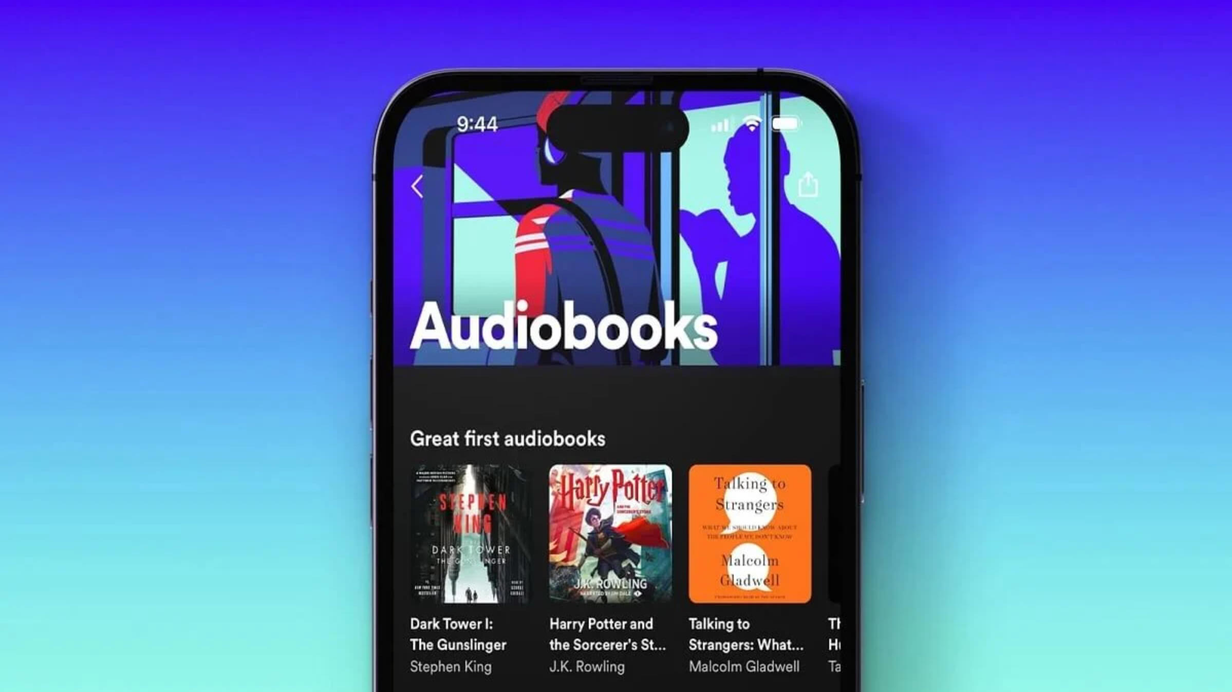 spotify audiobooks