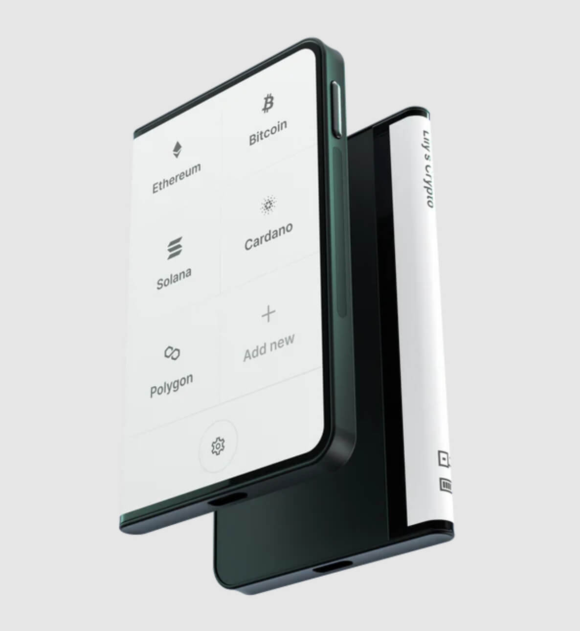 ledger stax with curved e ink display