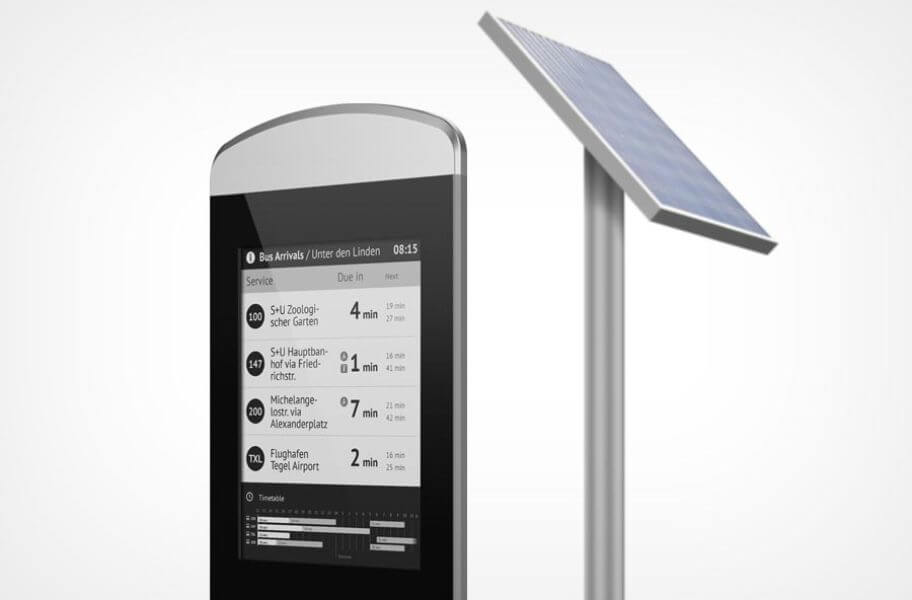 papercast e paper display solar