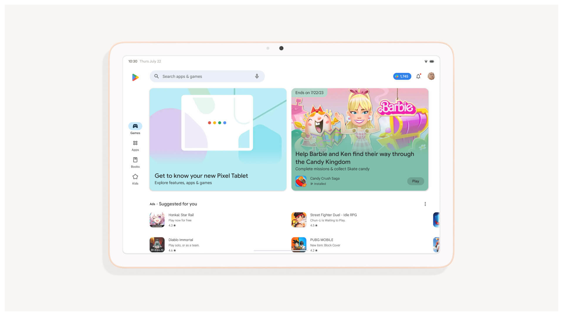 google large screen app guidelines