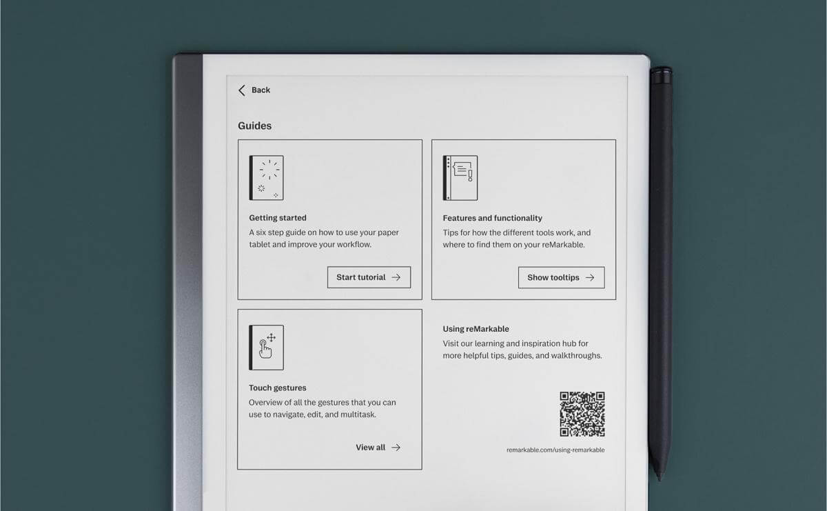 reMarkable tablet update