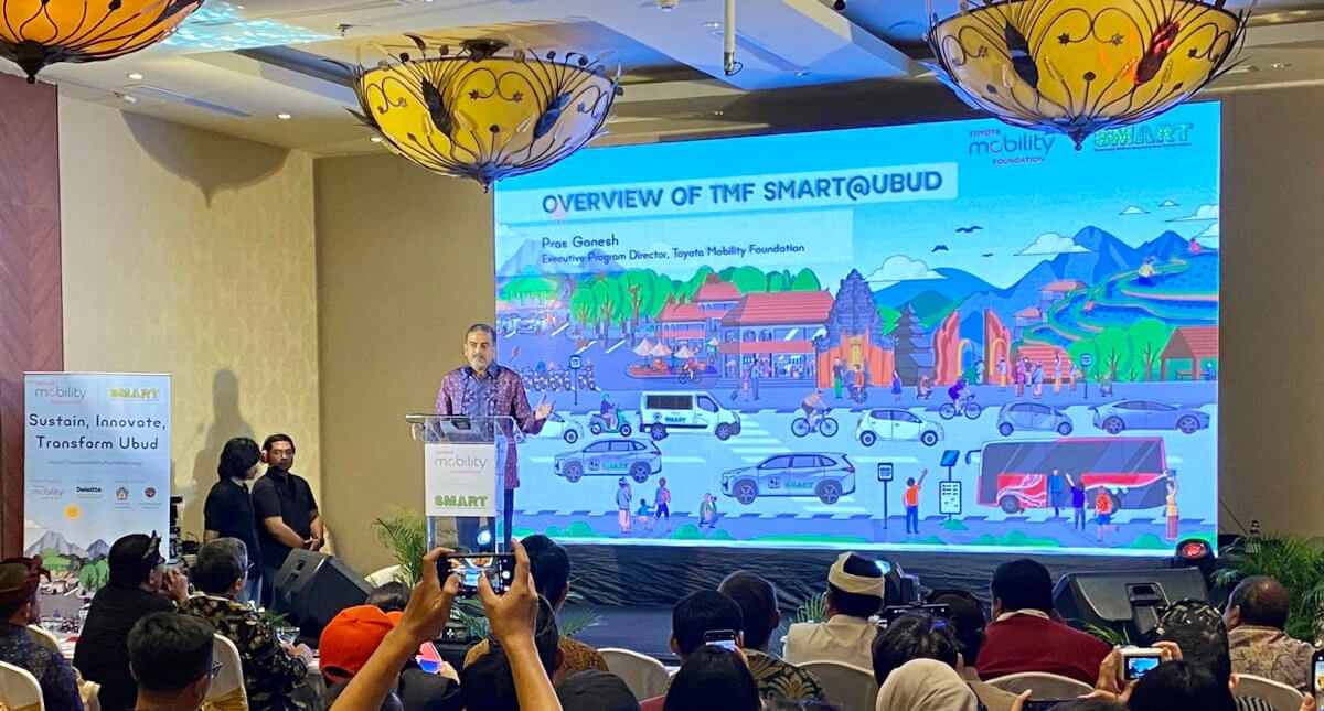 Papercast e paper Toyota Mobility Foundation Bali initiative