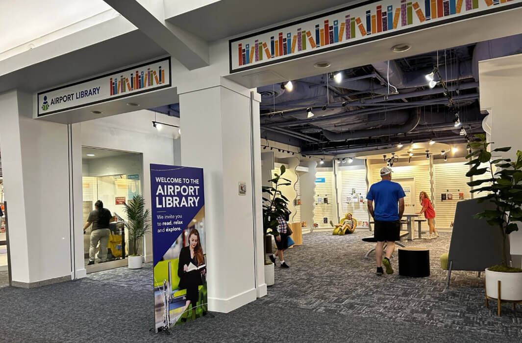 airport library