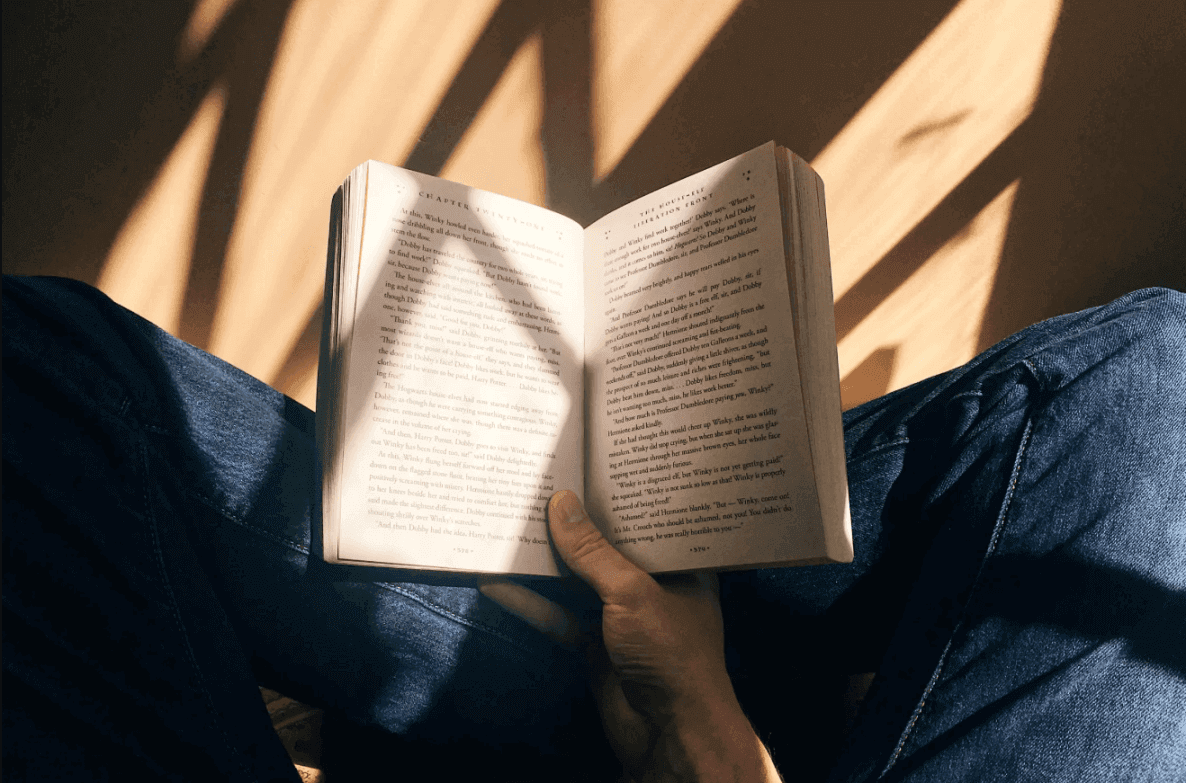 reading books