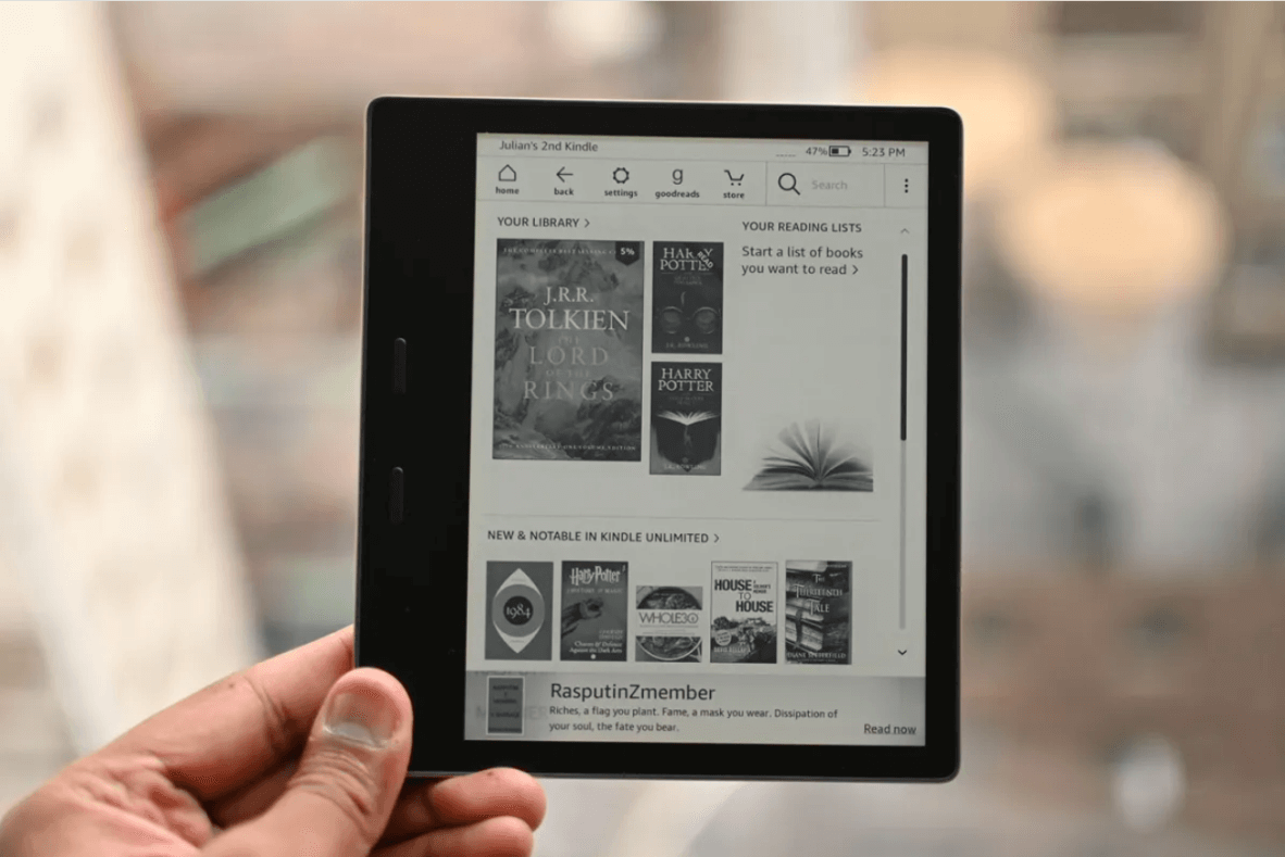 kindle oasis