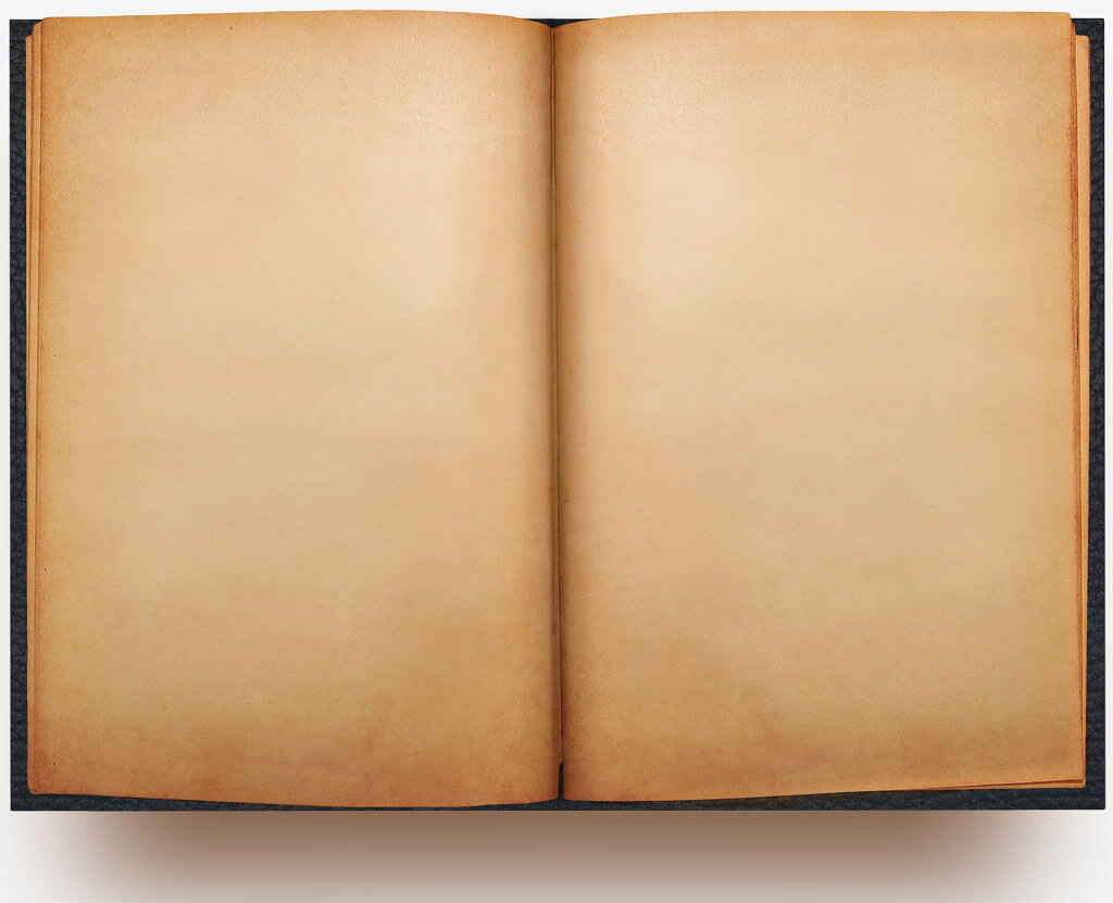 blank pages in books