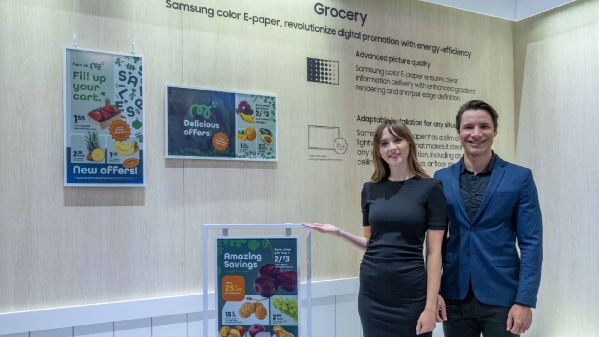 Samsung Color E Paper Display Infocomm 2024
