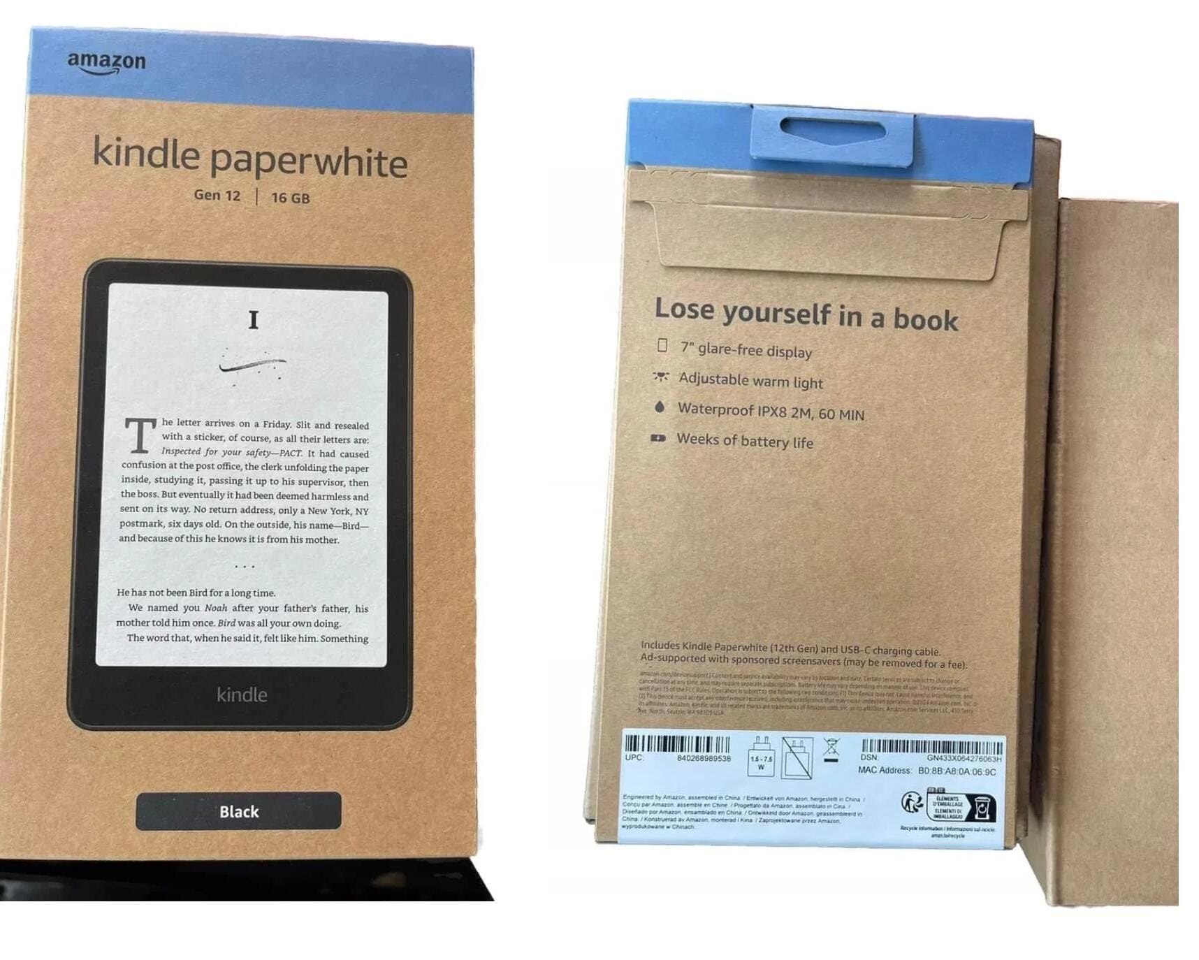 kindle paperwhite 12 gen