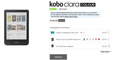 screenshot20250505at205356koboclaracolourrakutenkoboereaderstoreunitedstates